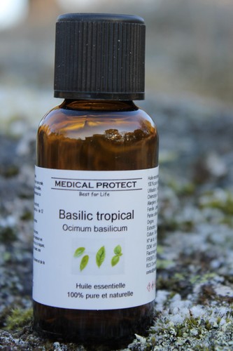 Huile essentielle basilic - huile, de