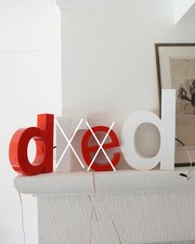 Lot de 2 lettres "D"