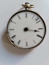 Ancienne Montre a Gousset a Clé en ARGENT poinçon minerve 35,8 grammes