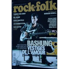 ROCK & FOLK 620 COVER ALAIN BASHUNG PASCALE OGIER BIG JOANIE TOWNES VAN ZAND