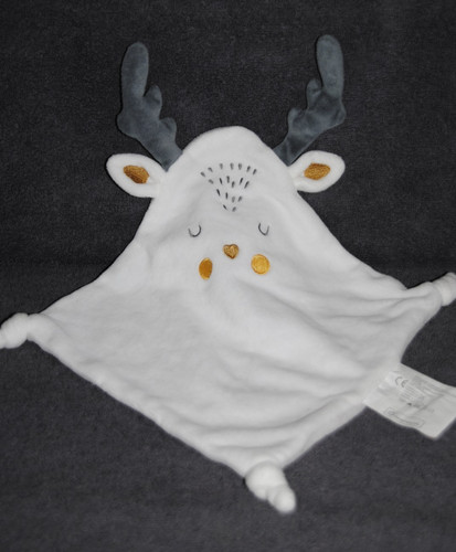 Doudou plat renne cerf - plat,