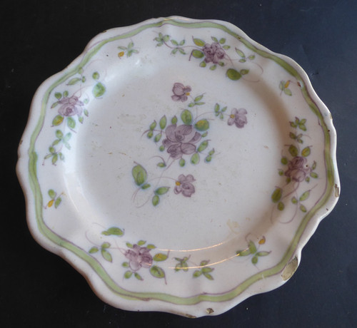 Plat faïence martres tolosane - faïence,