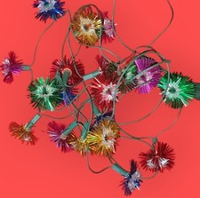 Guirlande ancienne décoration Noël ornement  vintage 