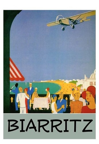 Affiche poster biarritz - ,
