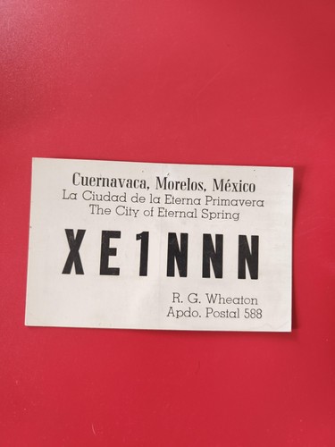 Carte radio xe1nnn cuernavaca - carte,