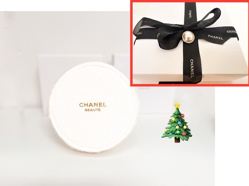 Chanel trousse tweed - 🎄, blanc