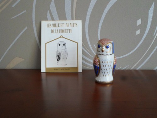 Chouette porcelaine imari - chouette,