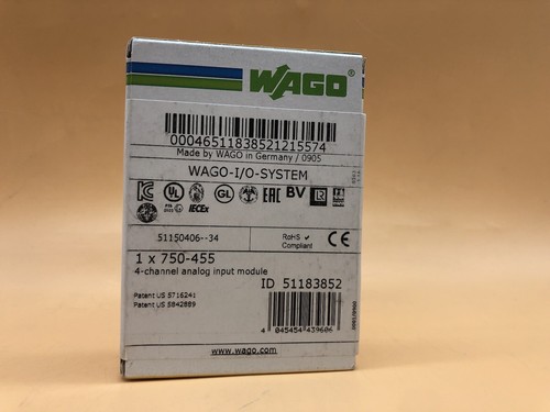 Wago 750 455 channel analag - wago,