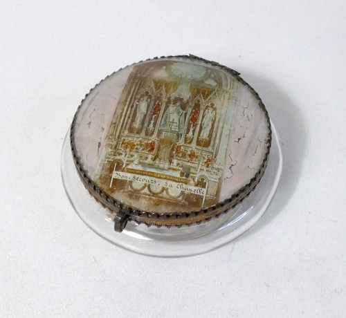 Ancienne bonbonnière verre - ancienne, en