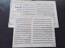PARTITION ANCIENNE  - HAYDN  - Quatuors violons alto violoncelle op 76 n° 1 à 6