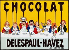 Affiche vintage Chocolat