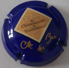 Capsule de champagne Côte Des Bar Fond bleu N°15