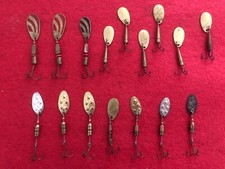 ANCIENNES CUILLERES POUR LA PÊCHE (M.P, NYMPHE, TECHNO 1000)