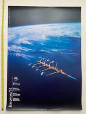 Barcelona Olympics 1992 Rowing Spain vintage poster