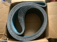 LOT DE 9 BA BANDE ABRASIVES POUR PONCEUSE A BANDE PROFESIONNELLE NORTON NORZON
