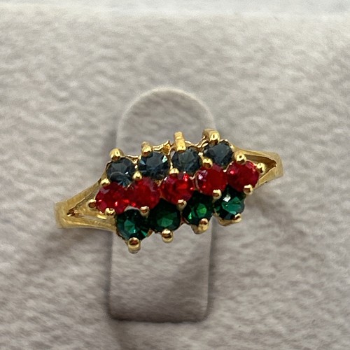 Bague vintage fantaisie doré - bague,