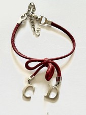 CHRISTIAN DIOR Red Leather