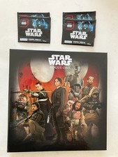 Star wars - Album complet  Rogue one 54 jetons + poster - Leclerc 2016