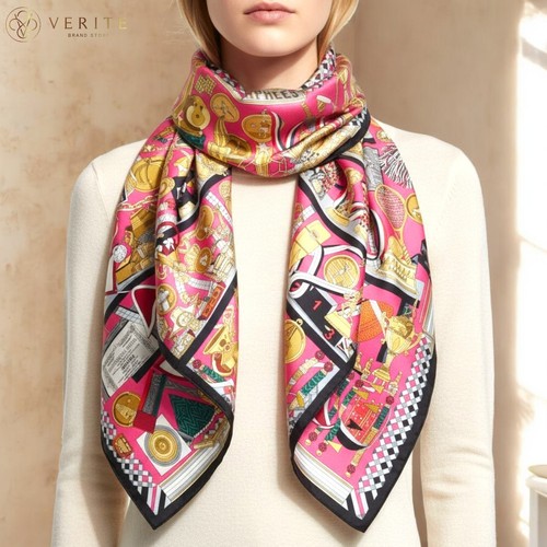 Rare foulard hermes soie - foulard,