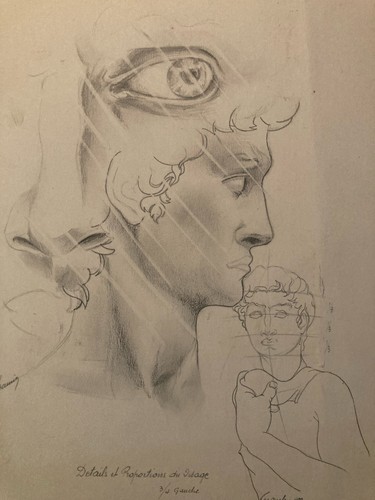 Dessin original crayon - dessin,