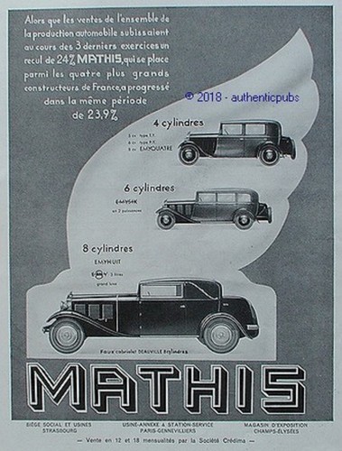 Publicite mathis automobile - publicite,