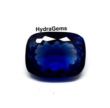 Coussin saphir bleu royal naturel 22 ct coupe VVS clarté pierre précieuse lâche