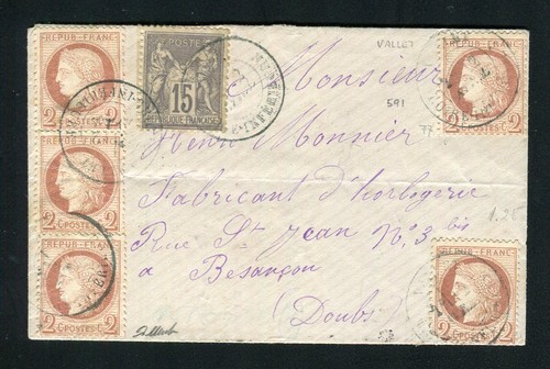 Superbe lettre vallet - lettre, pour
