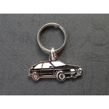 Porte-clés profil Ford Sierra RS Cosworth, 4x4 Saphire (noir)