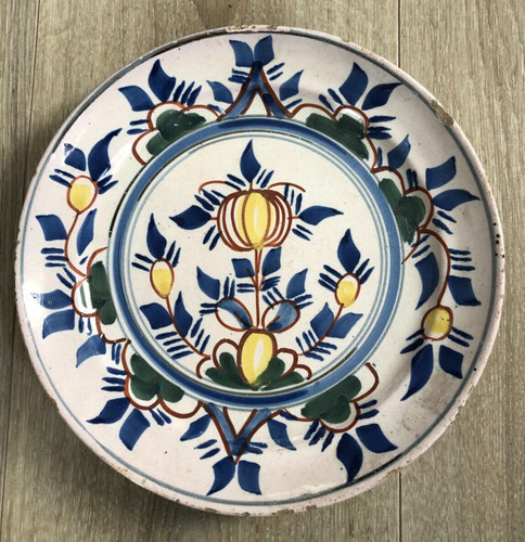 Ancienne assiette faience - assiette,
