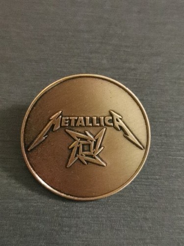 Metallica black album pin - album,
