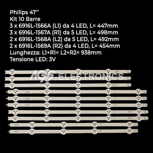 Kit barres led - 10,