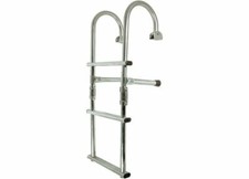 Escabeau à Arc en Acier Inoxydable 4 Marches Longueur 55/91mm Da Bateau