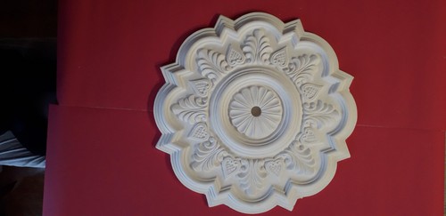 Rosace plâtre moulage - plâtre,