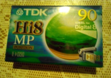 CASSETTE K7 HI8 MP TDK 90 Minutes - Neuf 