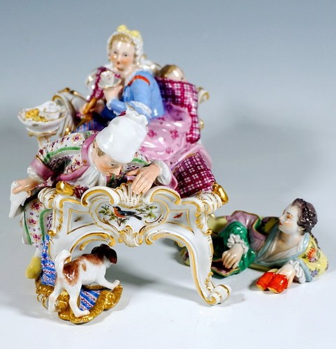 Meissen group figure - meissen, the