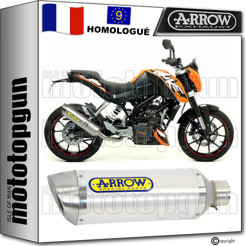 Arrow pot echappement approuve - echappement,