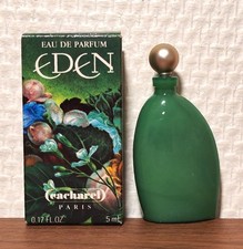 Eau de Parfum Eden de Cacharel 5 ml. Boîte. Plein. Parfait état 