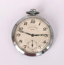 Montre Chronomètre Gousset Egra Suisse Art Déco Fonctionnelle