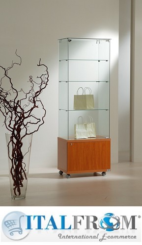 Vitrine avec armoire - avec,