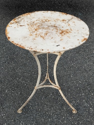 Ancienne table ronde - fer, de