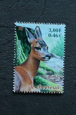 Timbre - FRANCE - Le chevreuil