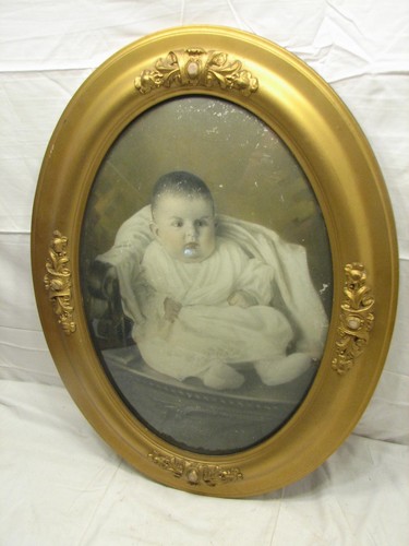 Ornate gesso wood gold - gold, gilt