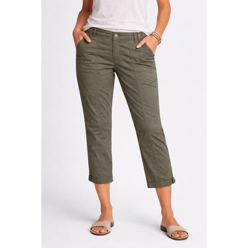 Cache self belt crop pant - self,