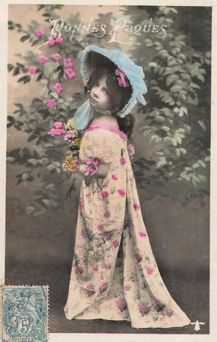 Paques petite fille - paques,