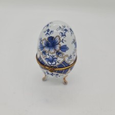 Blue Fabergé Style Porcelain