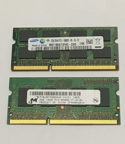 Barrette mémoire 2x2gb ddr3 - mémoire,