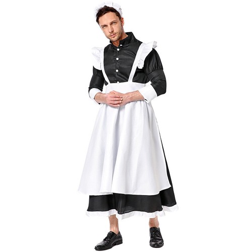 Hommes serveuse cosplay - serveuse,