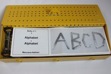 Vintage 1987 - Rare Boite MECCANO-NATHAN écoles - 305 072 - Avec ses 10 notices