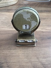 Original made in Japan en Français GLOBE MONDE PERPETUEL Calendrier Bureau 1970