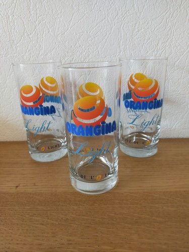 Lot verres orangina light - de,